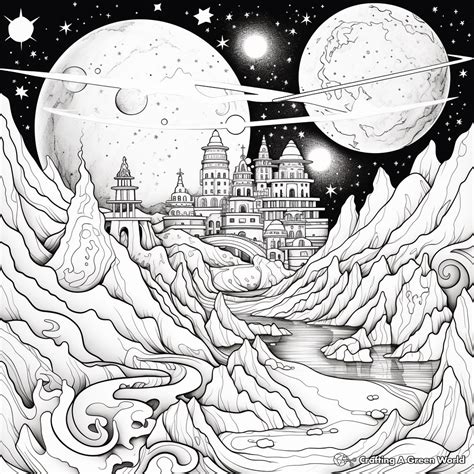 mystical coloring pages for adults