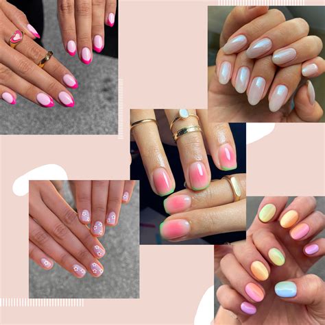 nail gel design ideas summer