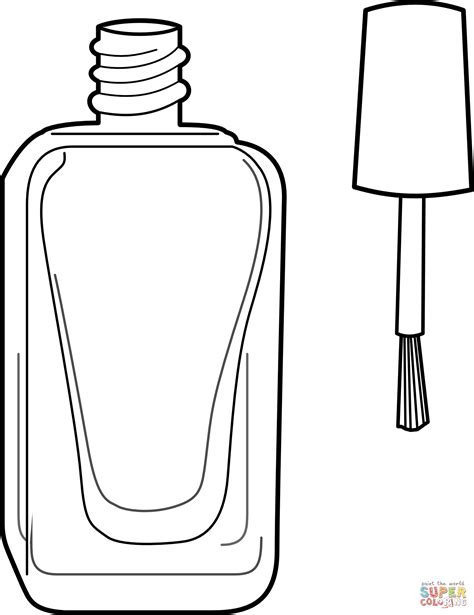 nail polish coloring pages