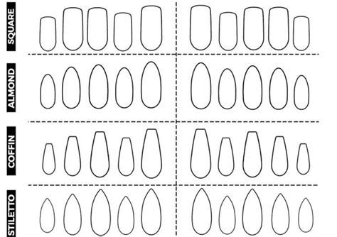 Nail Template Drawing