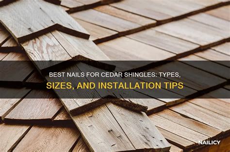 nails for cedar shingles