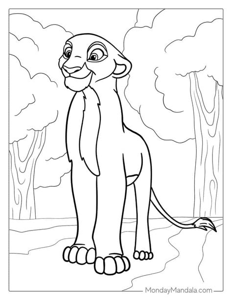 nala coloring pages