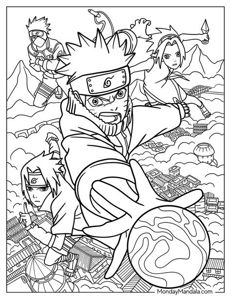 naruto coloring pages