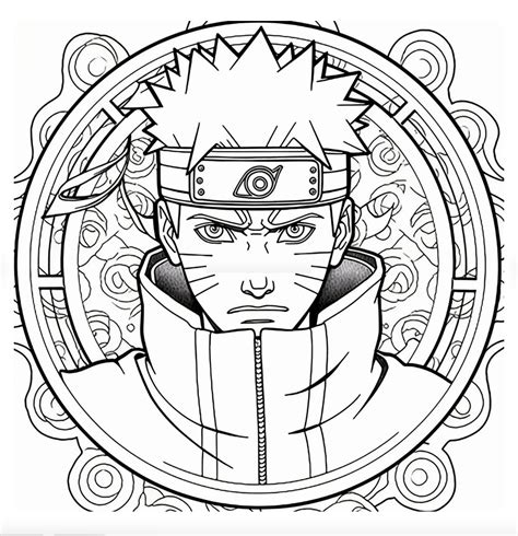 naruto pictures to colour