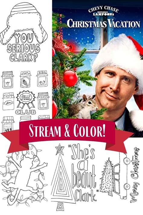 national lampoon's christmas vacation coloring pages