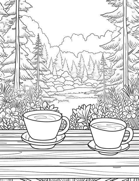 nature coloring pages pdf