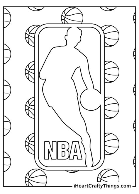 nba basketball coloring pages