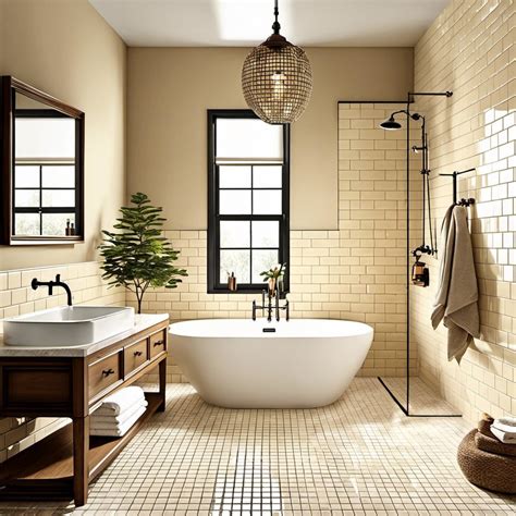 neutral bathroom tile ideas