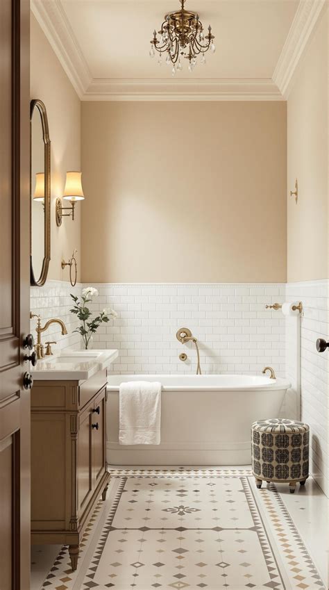 neutral bathroom tiles