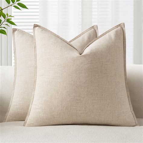 neutral couch pillows
