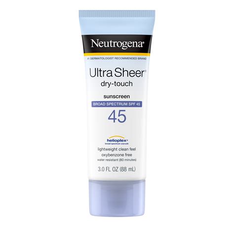 neutrogena sunscreen