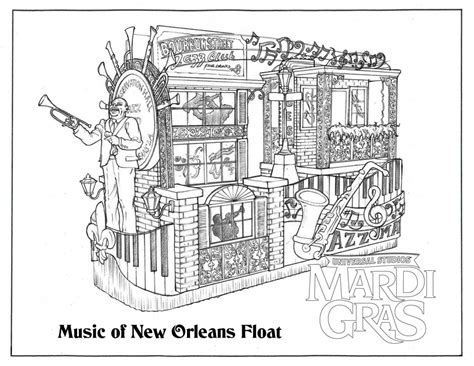 new orleans coloring pages