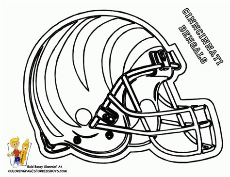 nfl football helmet coloring pages