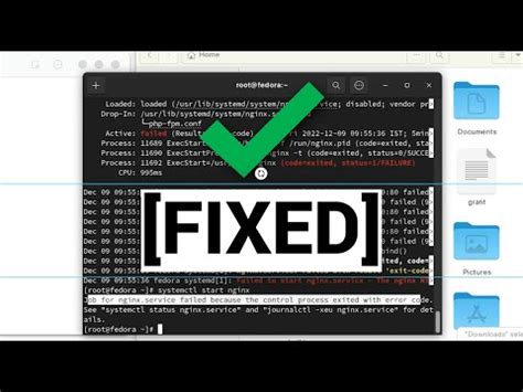 nginxservice failed because the control process exited