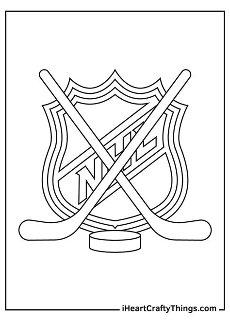 nhl coloring pages