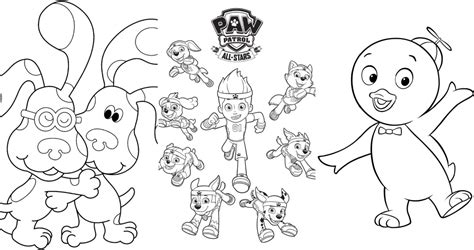 nick jr coloring book