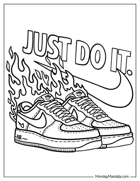 nike colouring pages