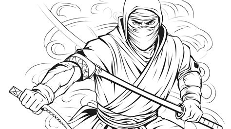 ninja coloring