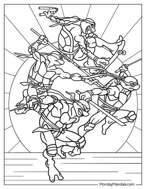 ninja turtle coloring pages pdf