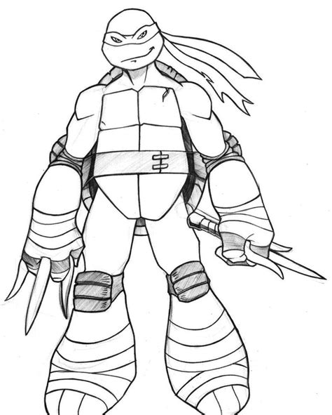 ninja turtles coloring pages raphael