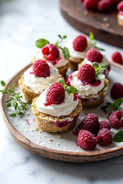 no bake raspberry pie