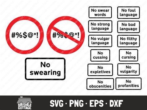 no swearing