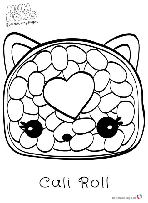 nom nom coloring pages