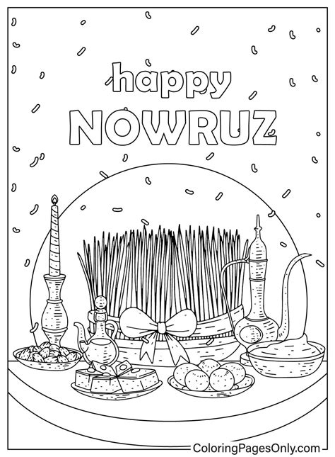 nowruz coloring pages