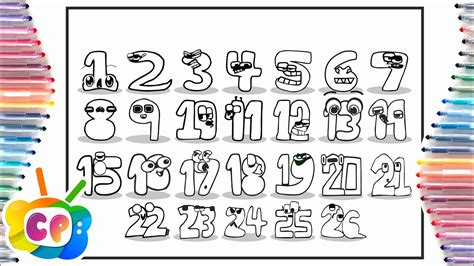 number lore coloring pages