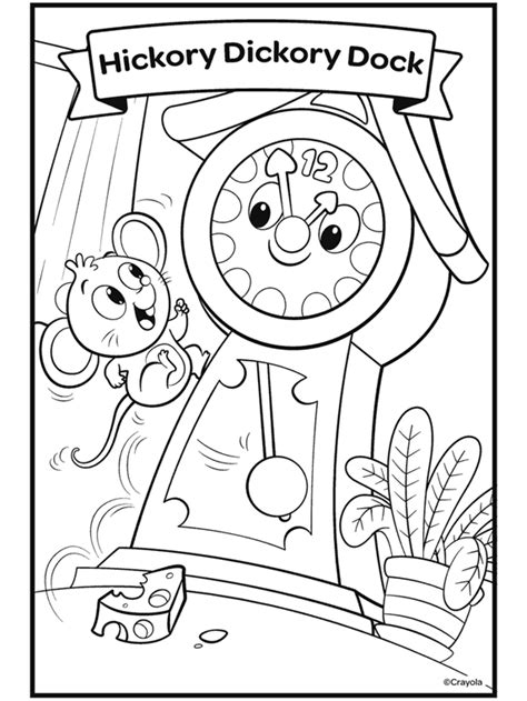 nursery rhymes coloring pages