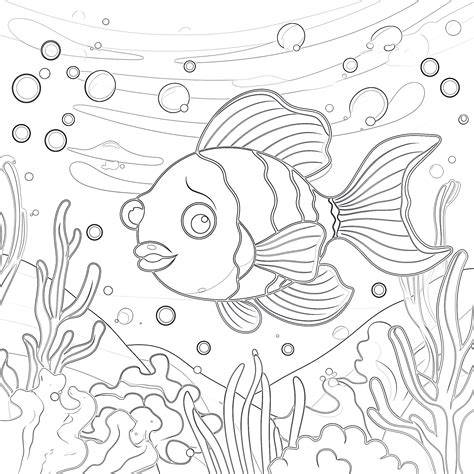ocean fish coloring pages