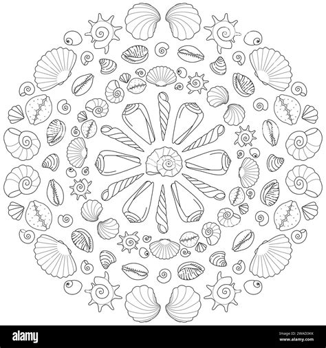 ocean mandala coloring pages