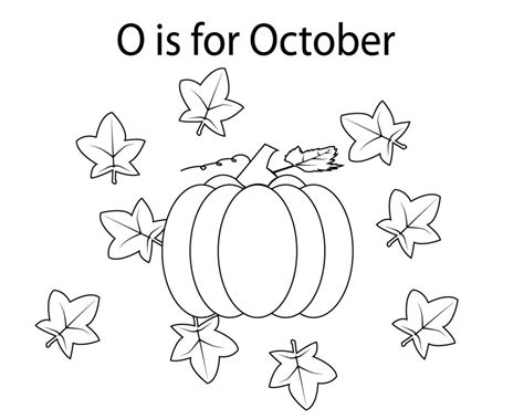 october coloring pages for preschoolers