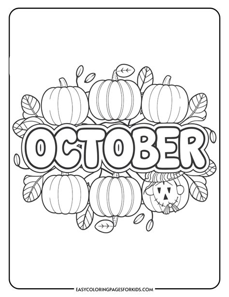 october coloring sheets