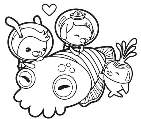 octonauts coloring pages