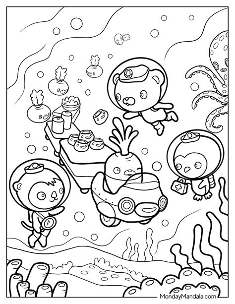 octonauts coloring pages pdf