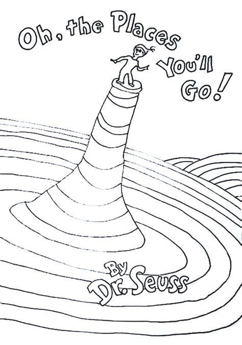 oh the places you'll go coloring pages