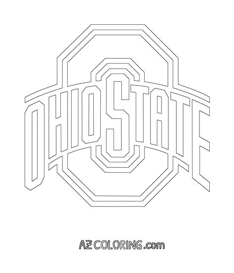 ohio state coloring pages