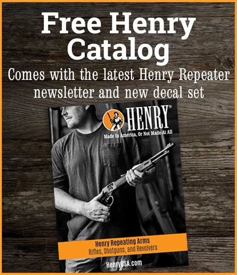 Old Henry Firearms Catalog