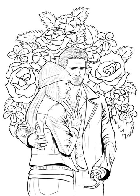 once upon a time coloring pages