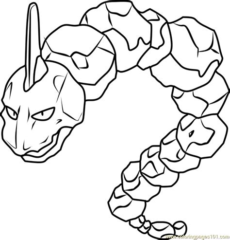 onix pokemon coloring pages