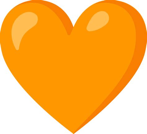 orange heart emoji