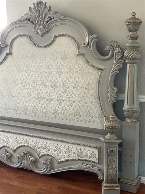 ornate bed