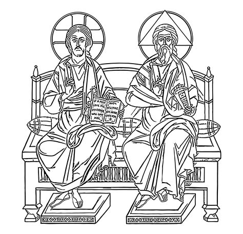 orthodox coloring pages