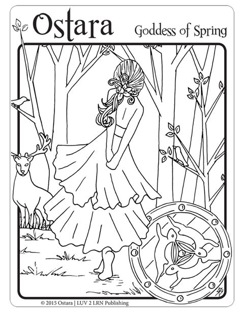 ostara coloring pages