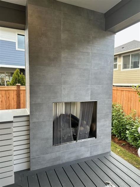 outdoor fireplace tile