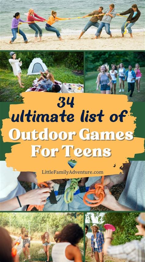 outdoor games for teens