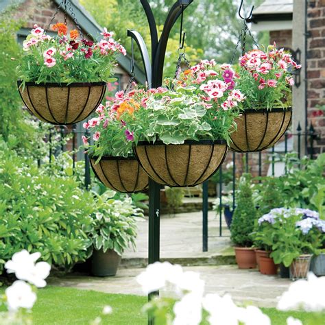 outdoor hanging baskets for plants