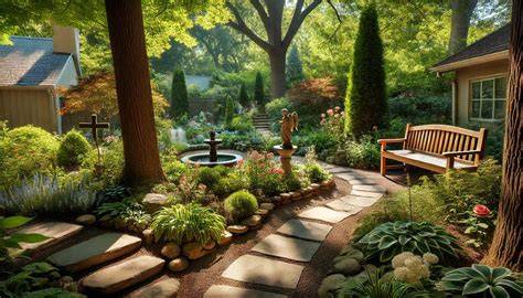 outdoor prayer garden ideas