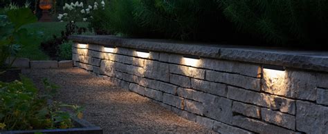 outdoor retaining wall lights